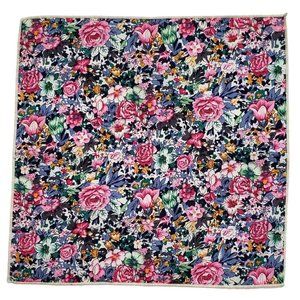 Gascoigne Pocket Square Floral Cotton Men's